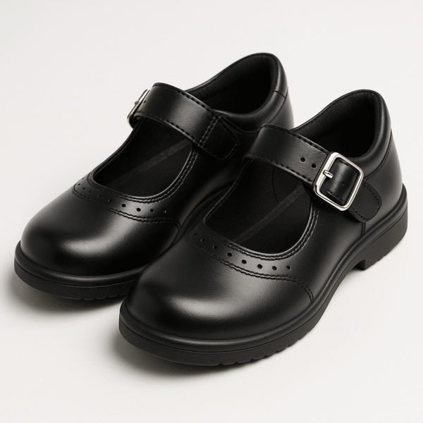 Black buckle shoes (Girls)