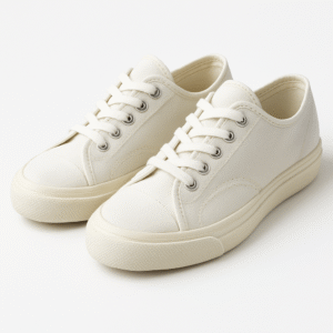 White Canvas Shoes