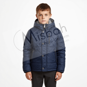 Smart Navy Blue School Jacket