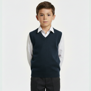 Navy Blue V Neck Sweater