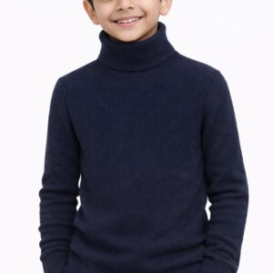 Navy Blue High Neck Skeevy