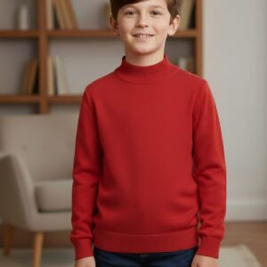 Red T Neck Sweater