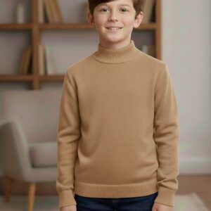 Coffee T Neck Sweater